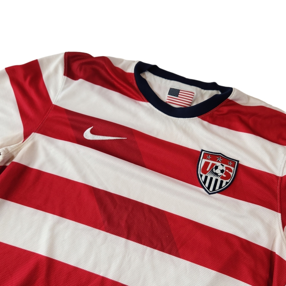 USA National Soccer Team 2012 - 2014 Home USMNT “Where’s Waldo” Nike Jersey Med